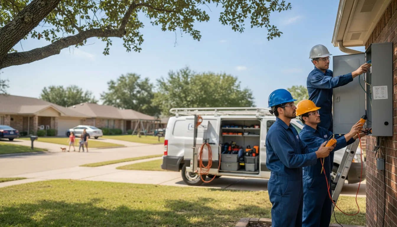 Certified electrician providing emergency electrical services in Skippack, PA